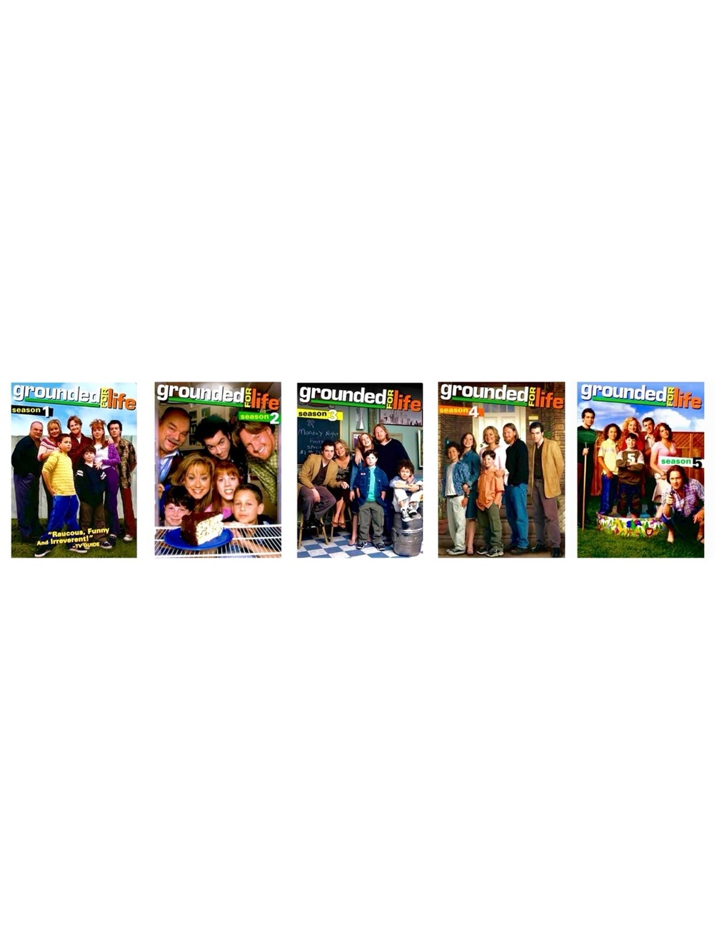 Grounded For Life: The Complete Series (DVD, 2005, 15-Disc Set)